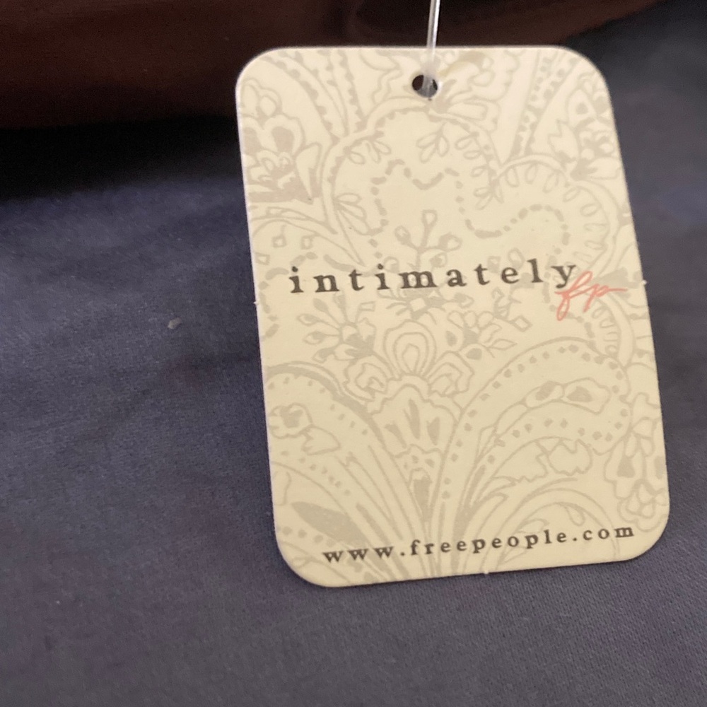 Free People Dark Brown Tank with Intimately Hang Tag - Picture 2 of 8